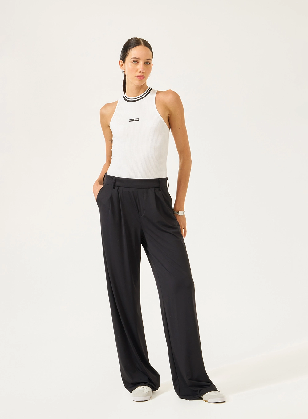 Calça Wide Leg Comfy Preto