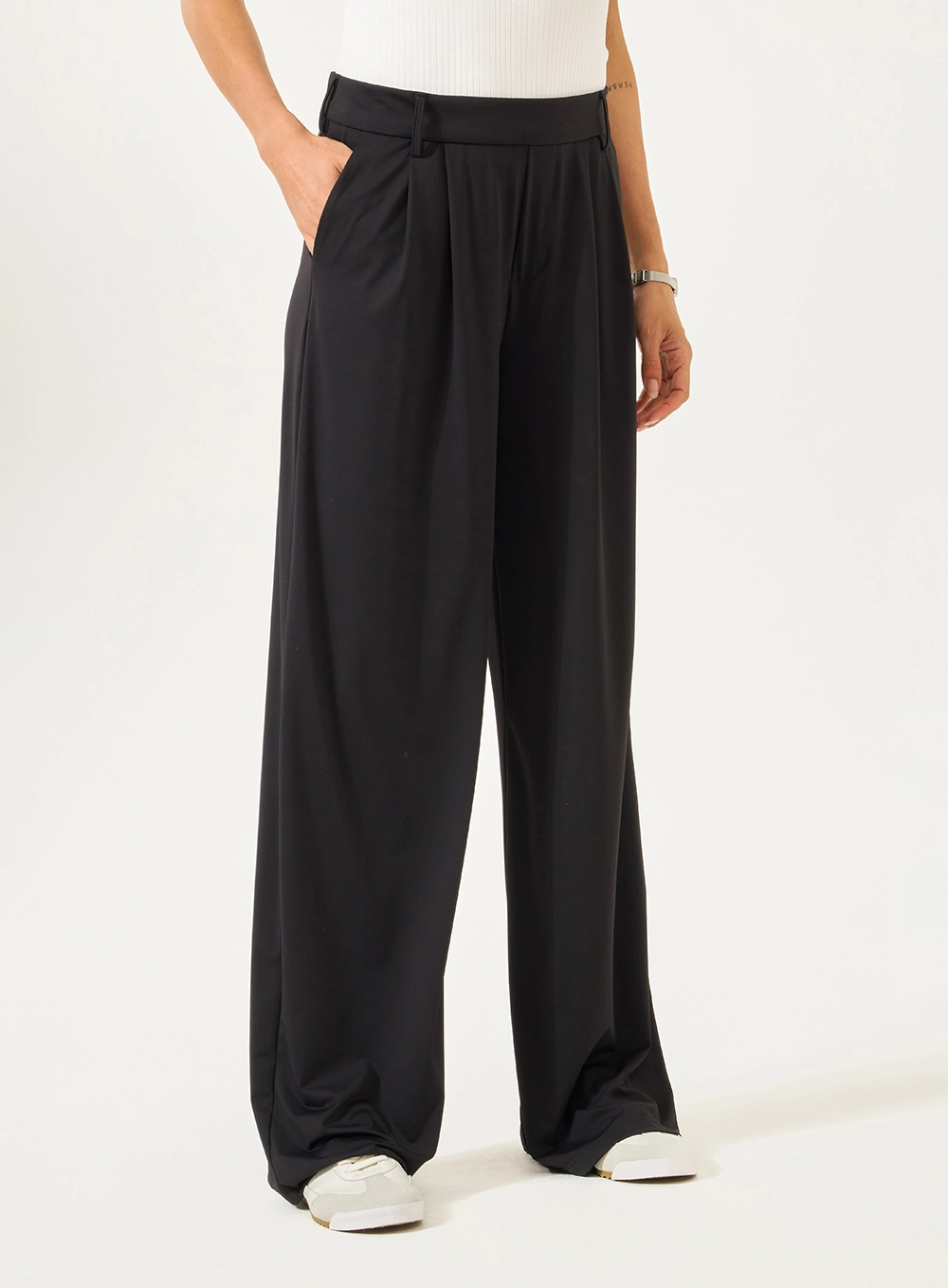 Calça Wide Leg Comfy Preto