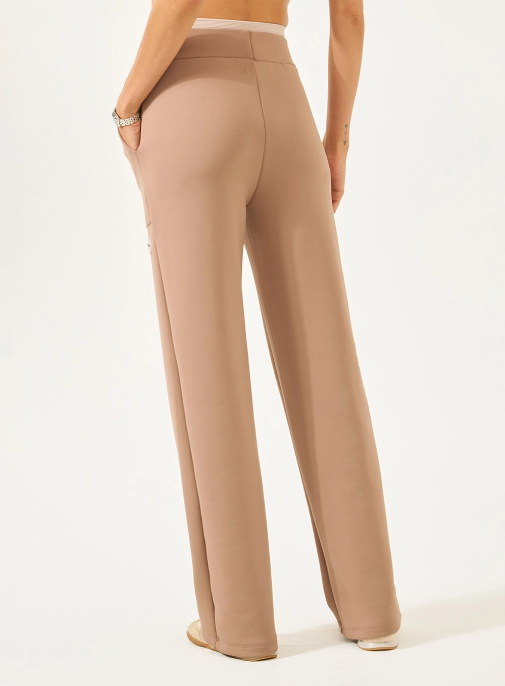 Calça Comfort Reta Marrom