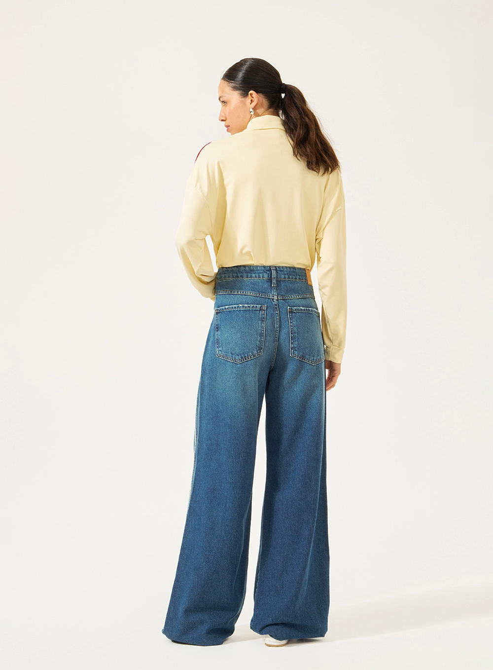 Calça Jeans Juliette Wide Leg Índigo