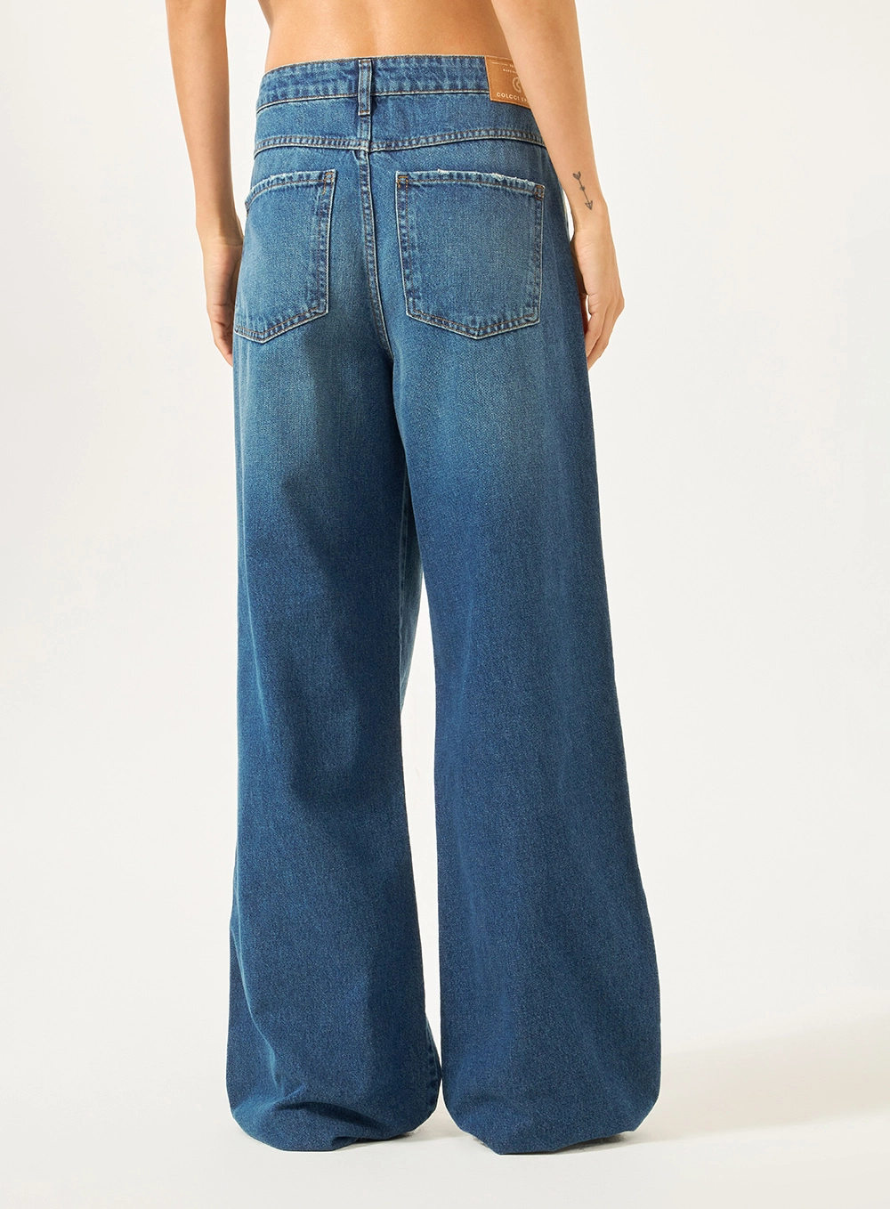 Calça Jeans Juliette Wide Leg Índigo