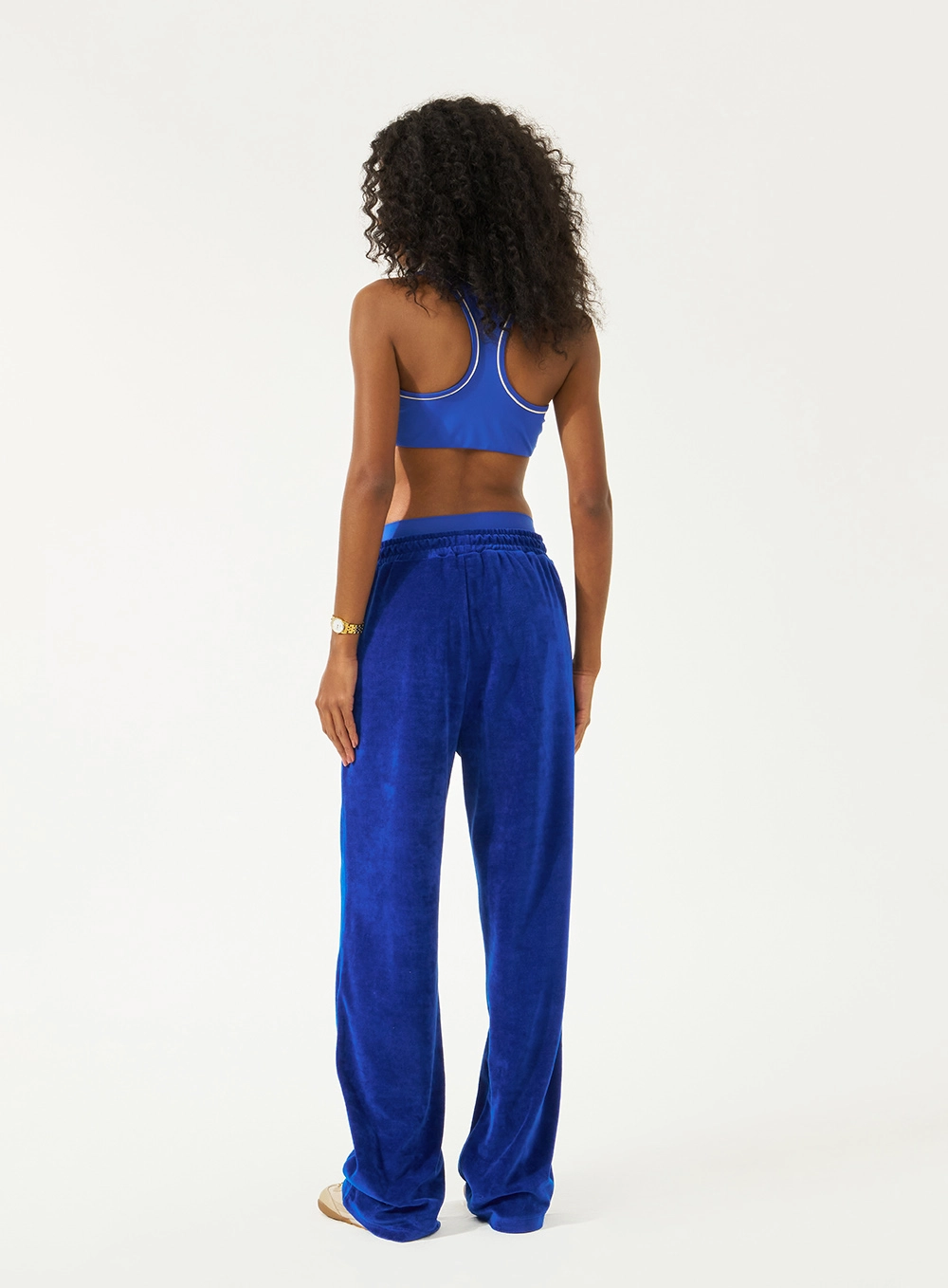 Calça Comfort Peluciada Azul