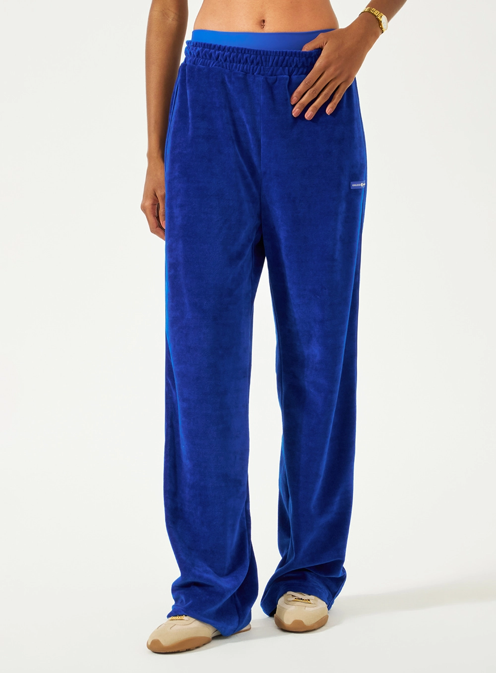 Calça Comfort Peluciada Azul