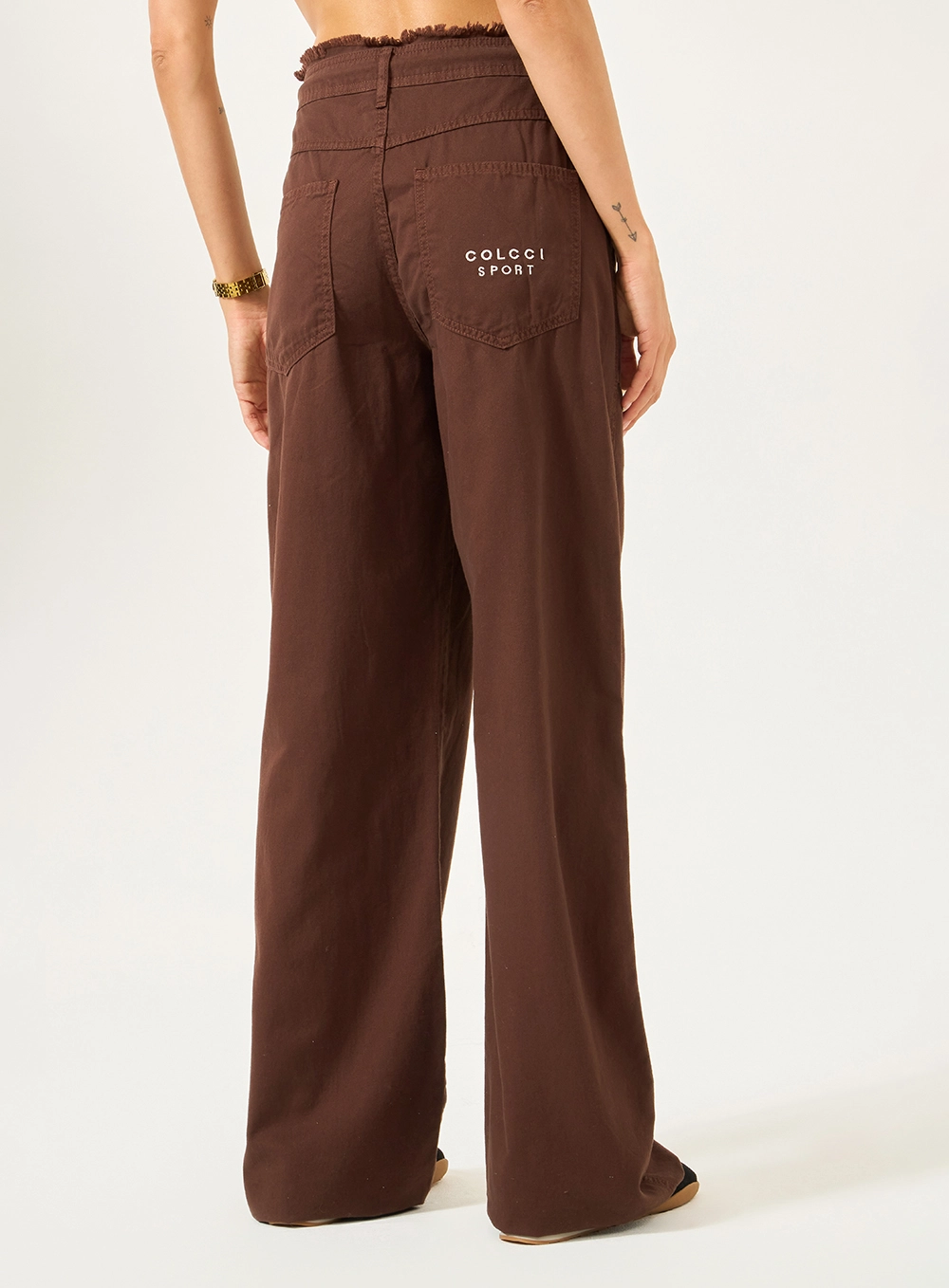 Calça Sarja Hailey Marrom