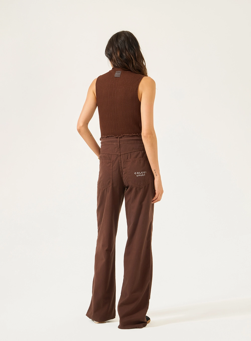 Calça Sarja Hailey Marrom