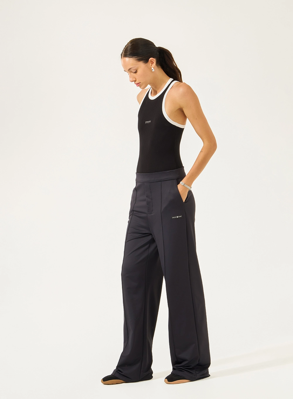 Calca Malha 1 Feminino Colcci Sport Preto
