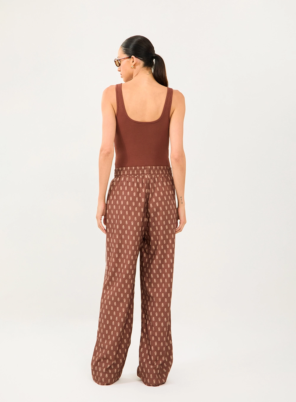 Calça Comfort Estampada Cós Elástico Estampados