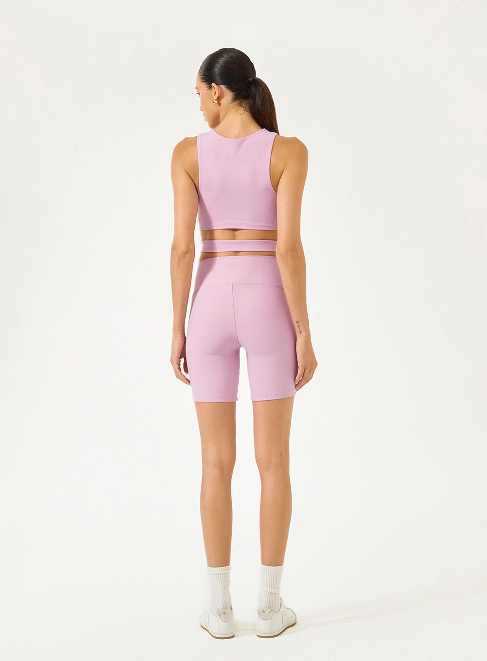 Bermuda Malha Sport  Feminino Colcci Sport Roxo