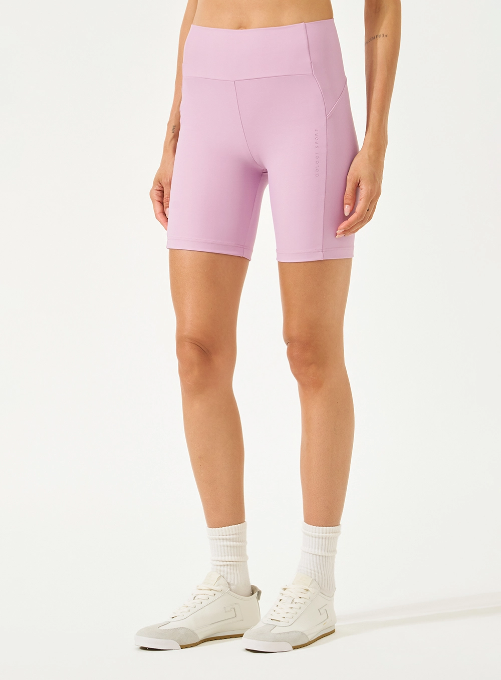 Bermuda Malha Sport  Feminino Colcci Sport Roxo