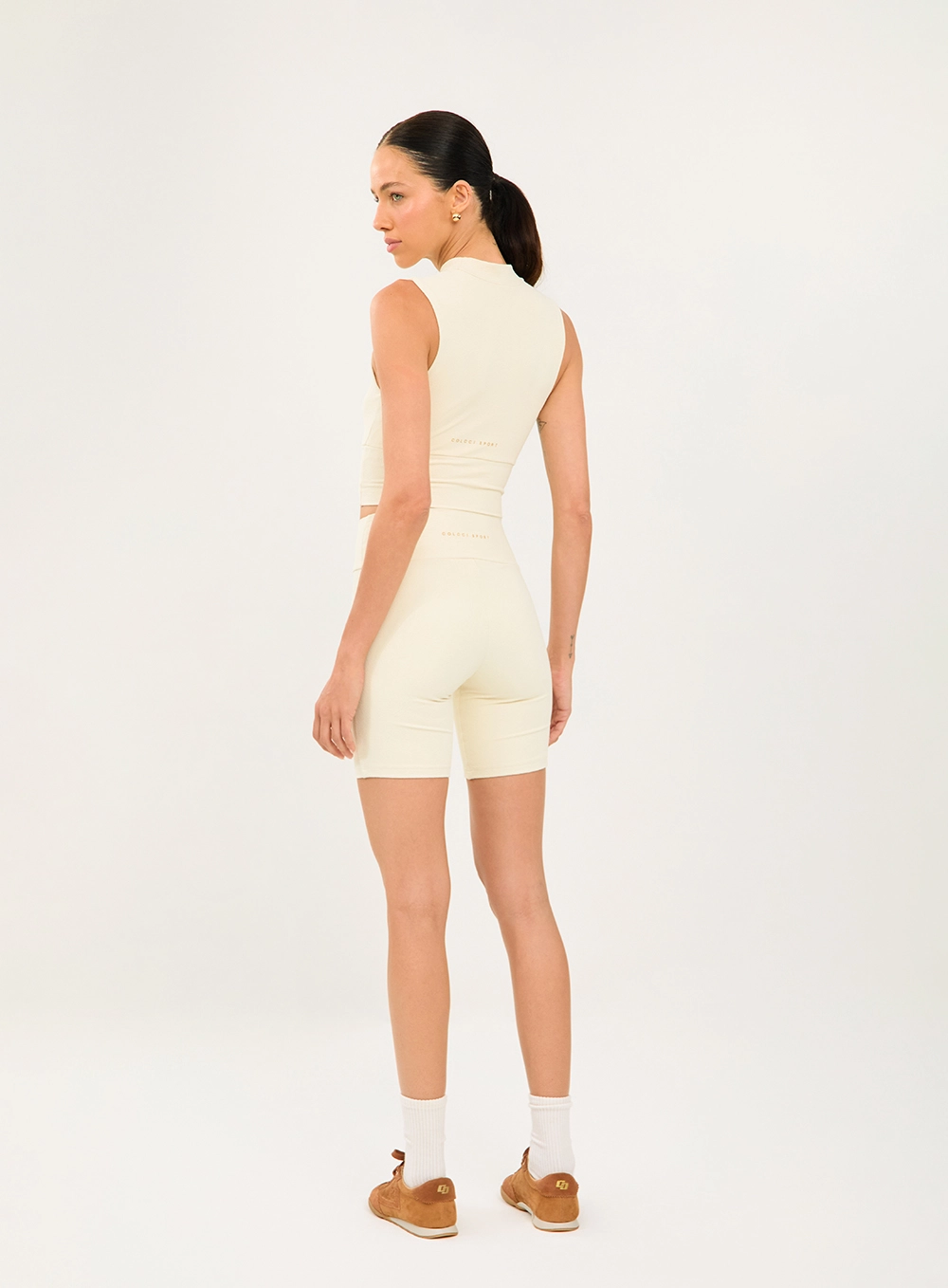 Bermuda Malha Sport  Feminino Colcci Sport Off