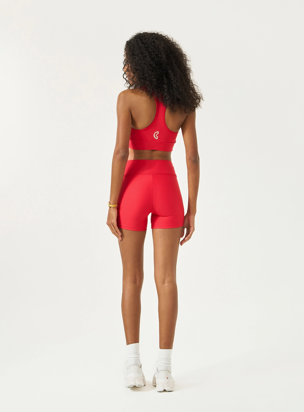 Bermuda Malha Sport  Feminino Colcci Sport Vermelho