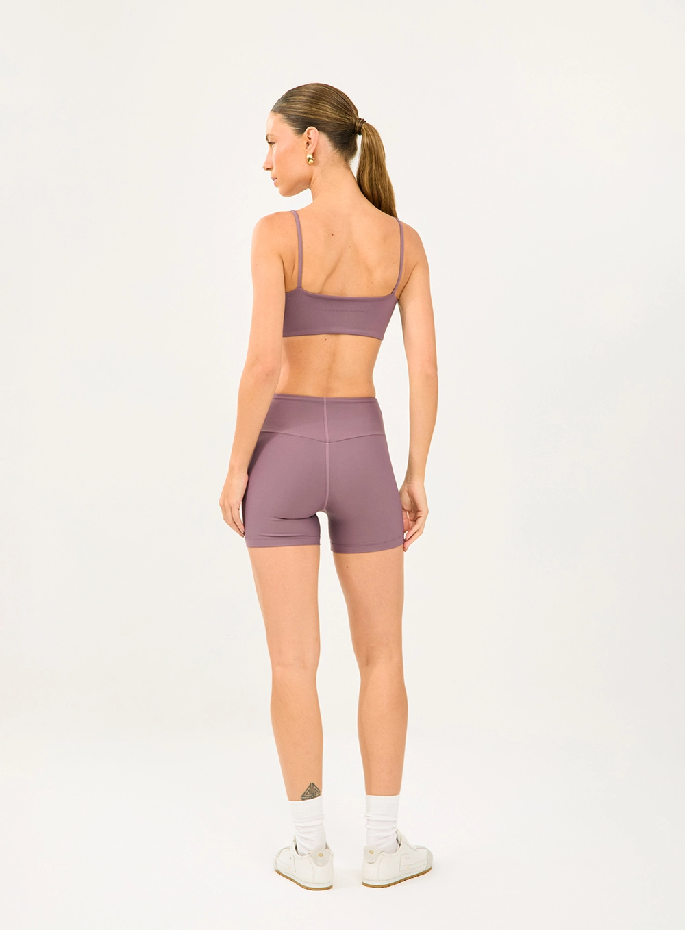 Bermuda Malha Sport  Feminino Colcci Sport Roxo