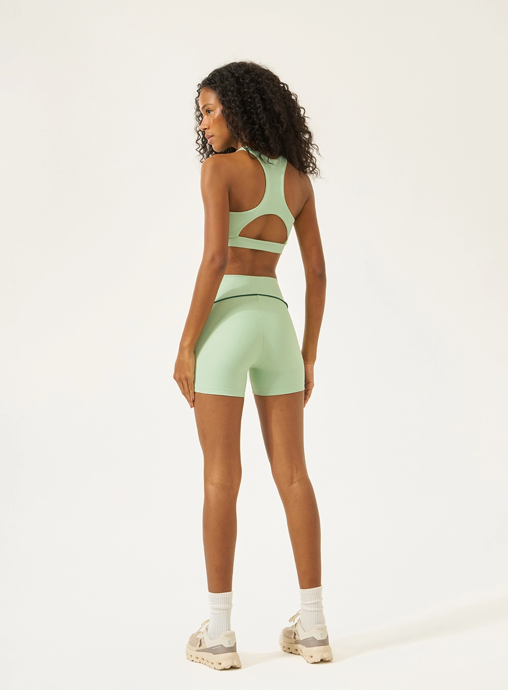 Bermuda Malha Sport  Feminino Colcci Sport Verde