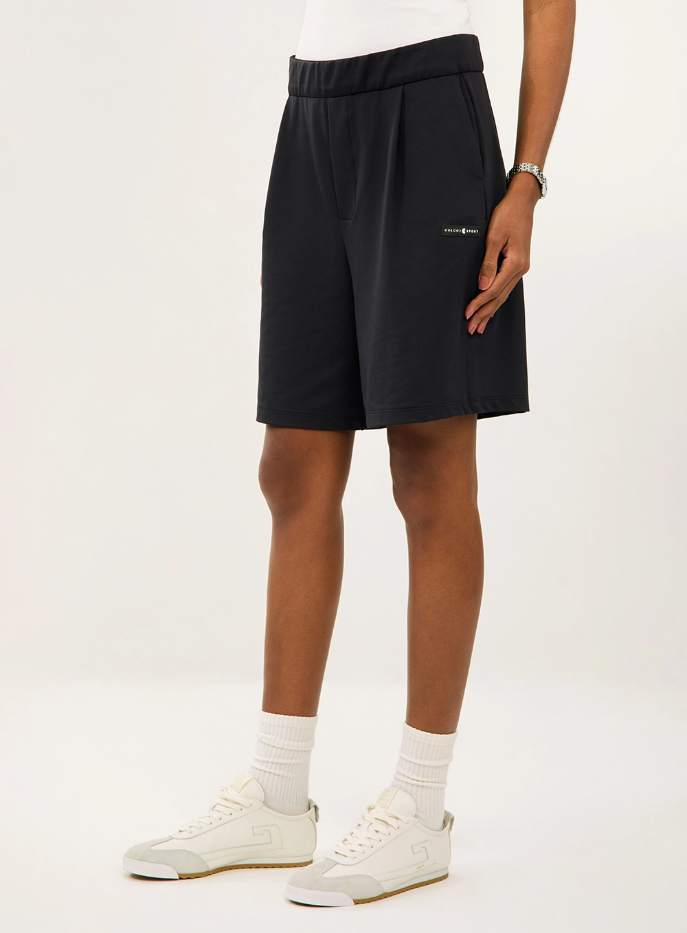 Bermuda Malha 1 Feminino Colcci Sport Preto
