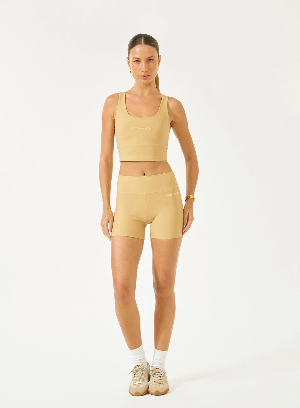 Bermuda Esportiva Perfect Fit Velocity Bege