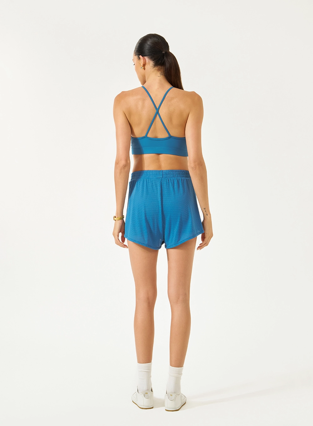 Short Malha Sport 1 Feminino Colcci Sport Azul