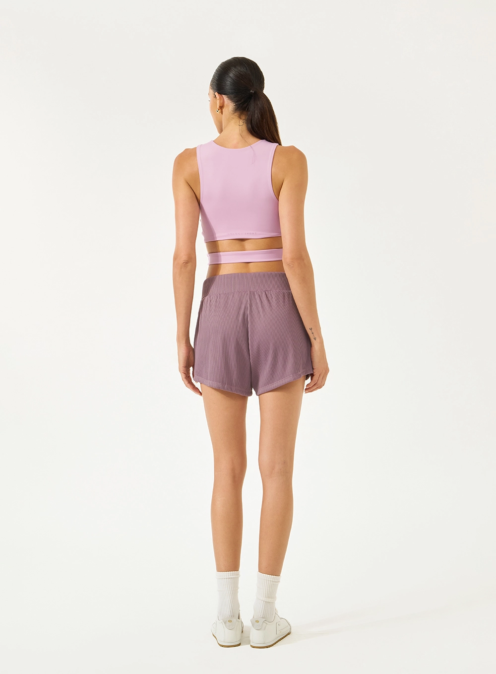 Short Malha Sport 1 Feminino Colcci Sport Roxo