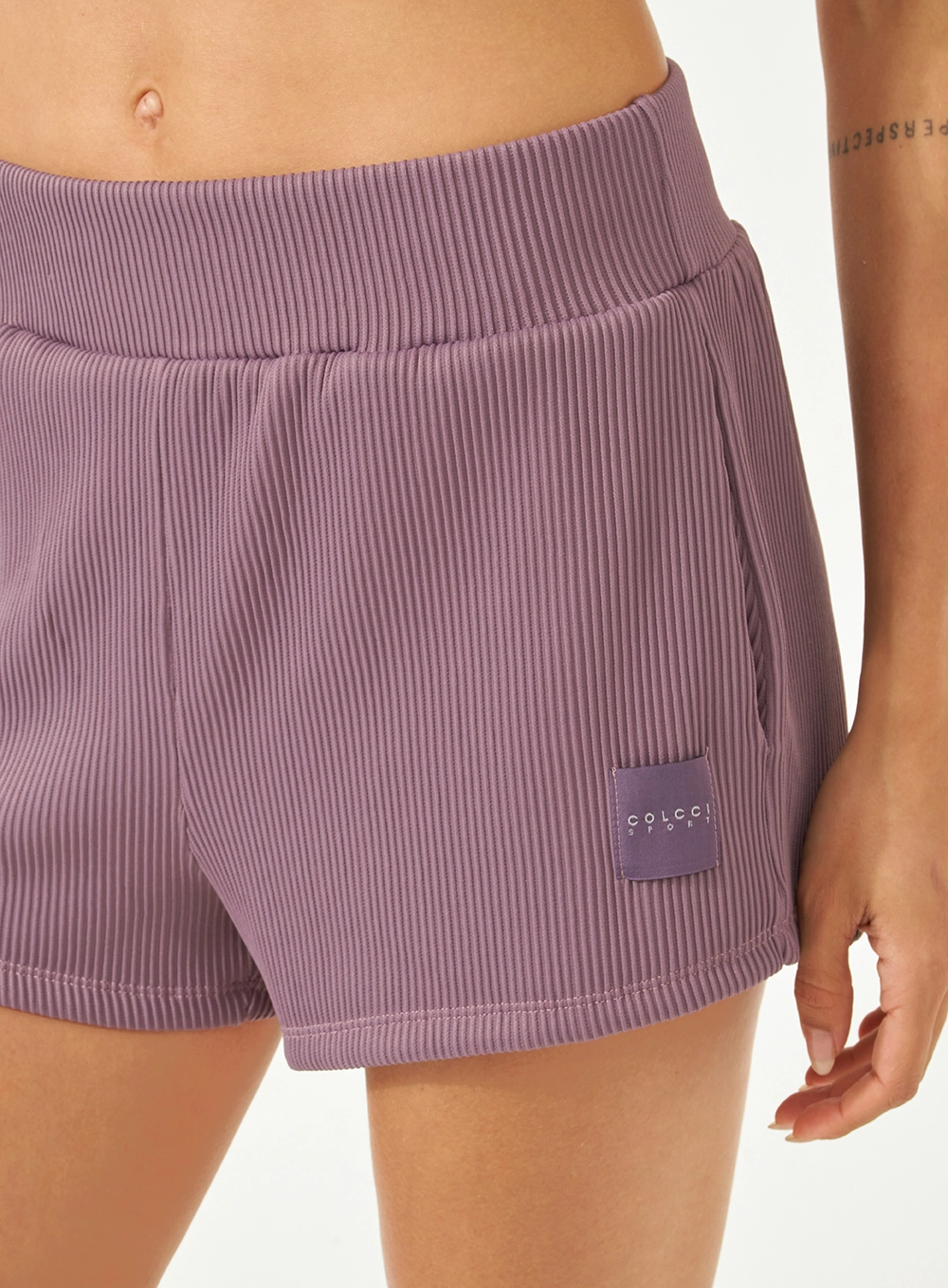 Short Malha Sport 1 Feminino Colcci Sport Roxo