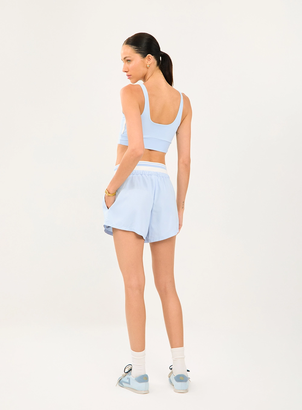 Short Tecido Plano 1 Feminino Colcci Sport Azul