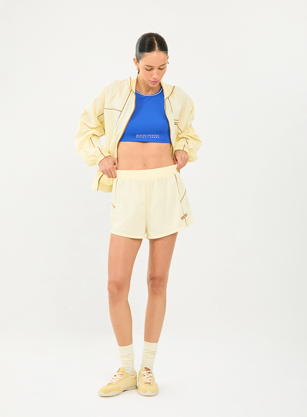 Short Nylon  Feminino Colcci Sport Amarelo