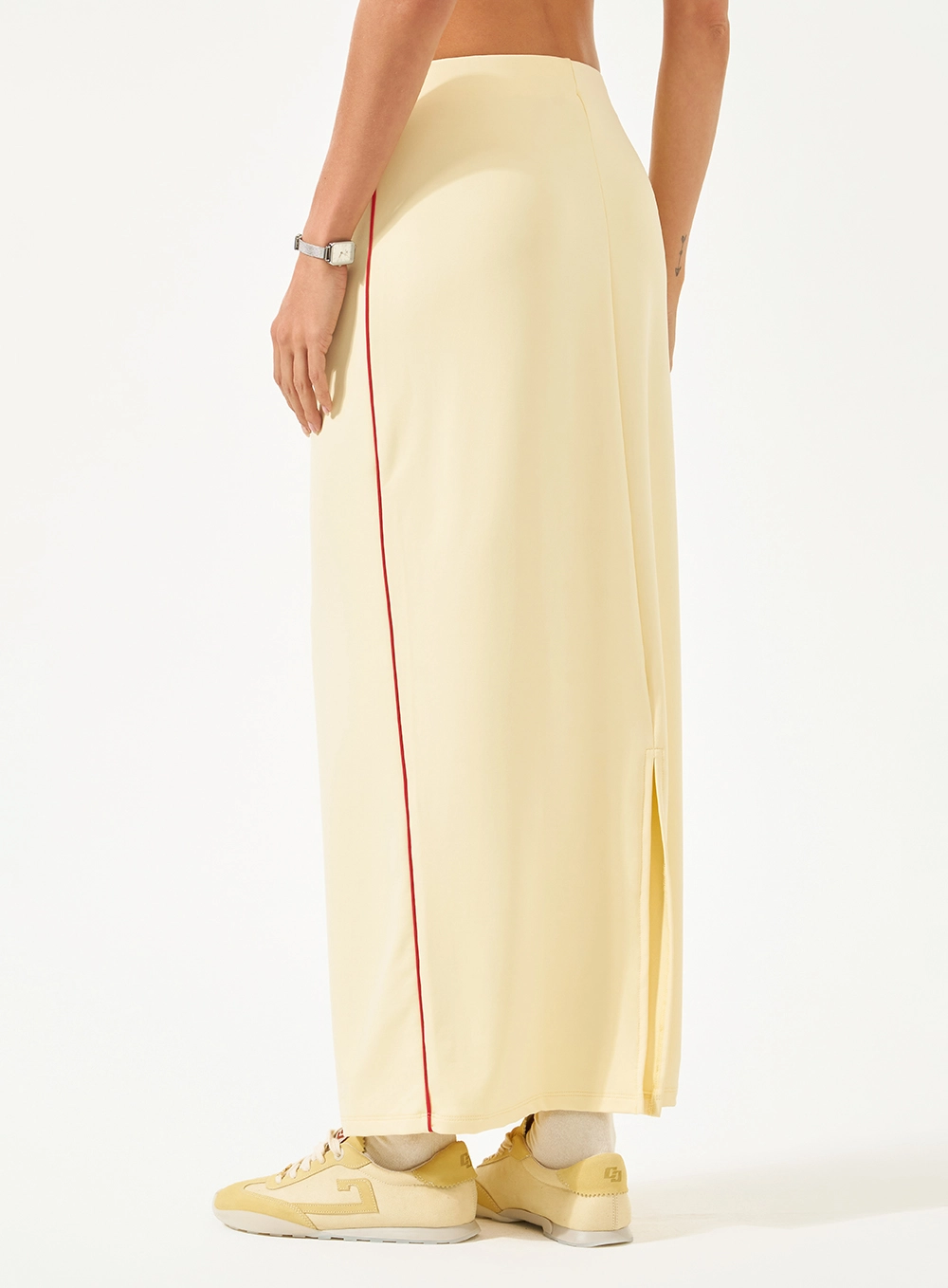 Saia Malha 1 Feminino Colcci Sport Amarelo