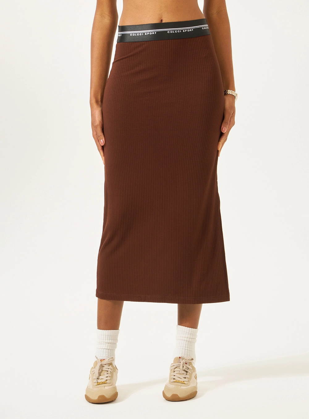 Saia Canelada Marrom