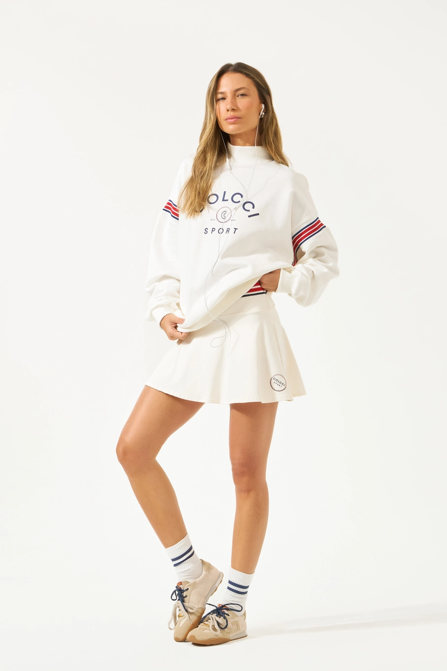 Saia Malha Sport 1 Feminino Colcci Sport Off