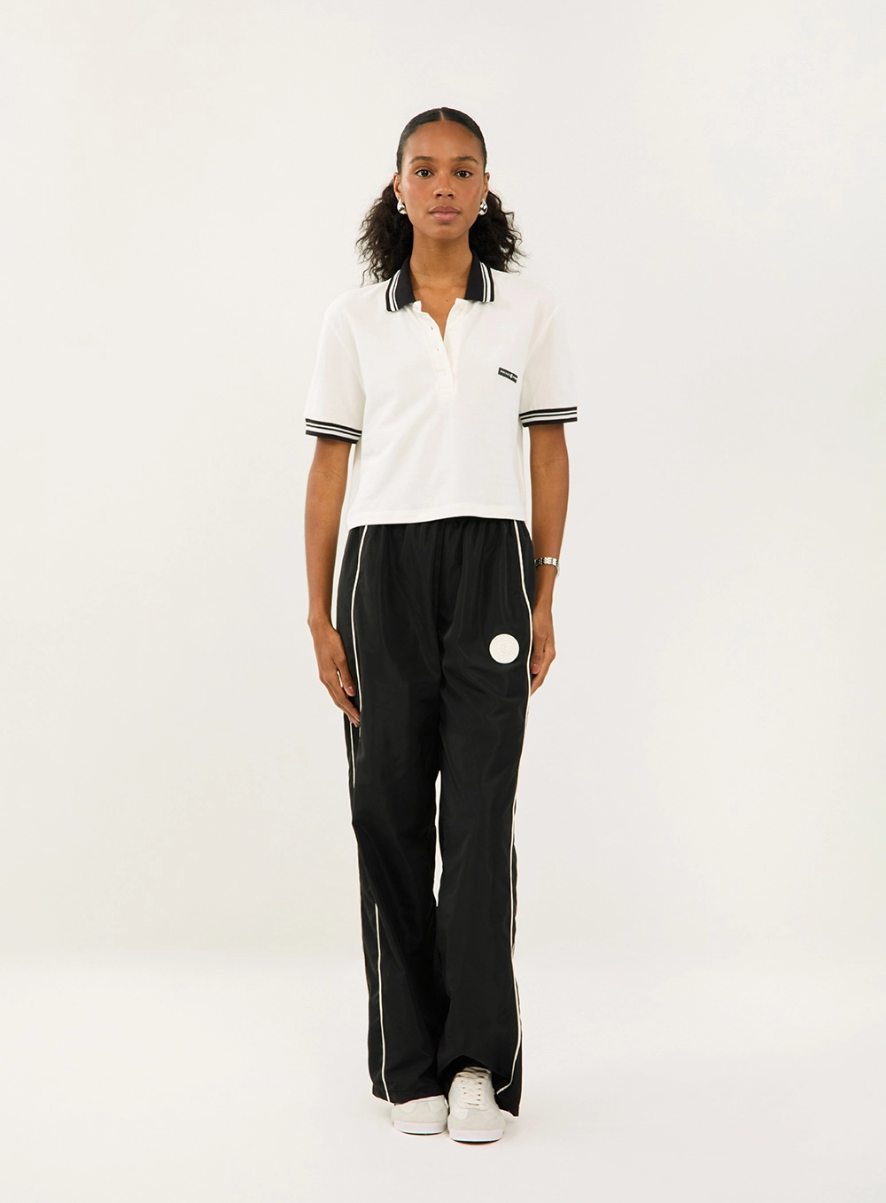Polo Comfort Com Detalhe Em Listras Off