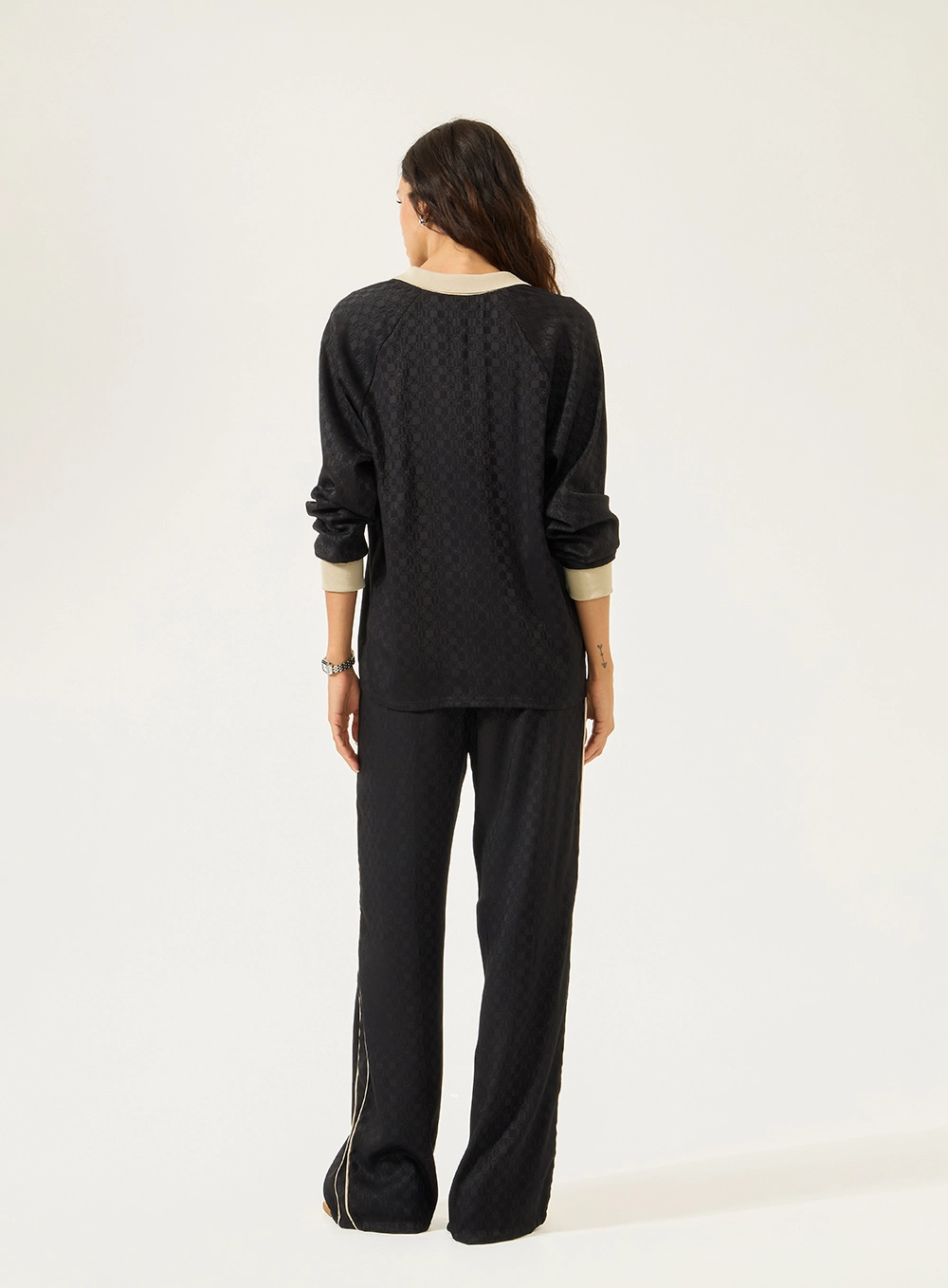 Camisa Tecido Plano 1 Feminino Colcci Sport Preto