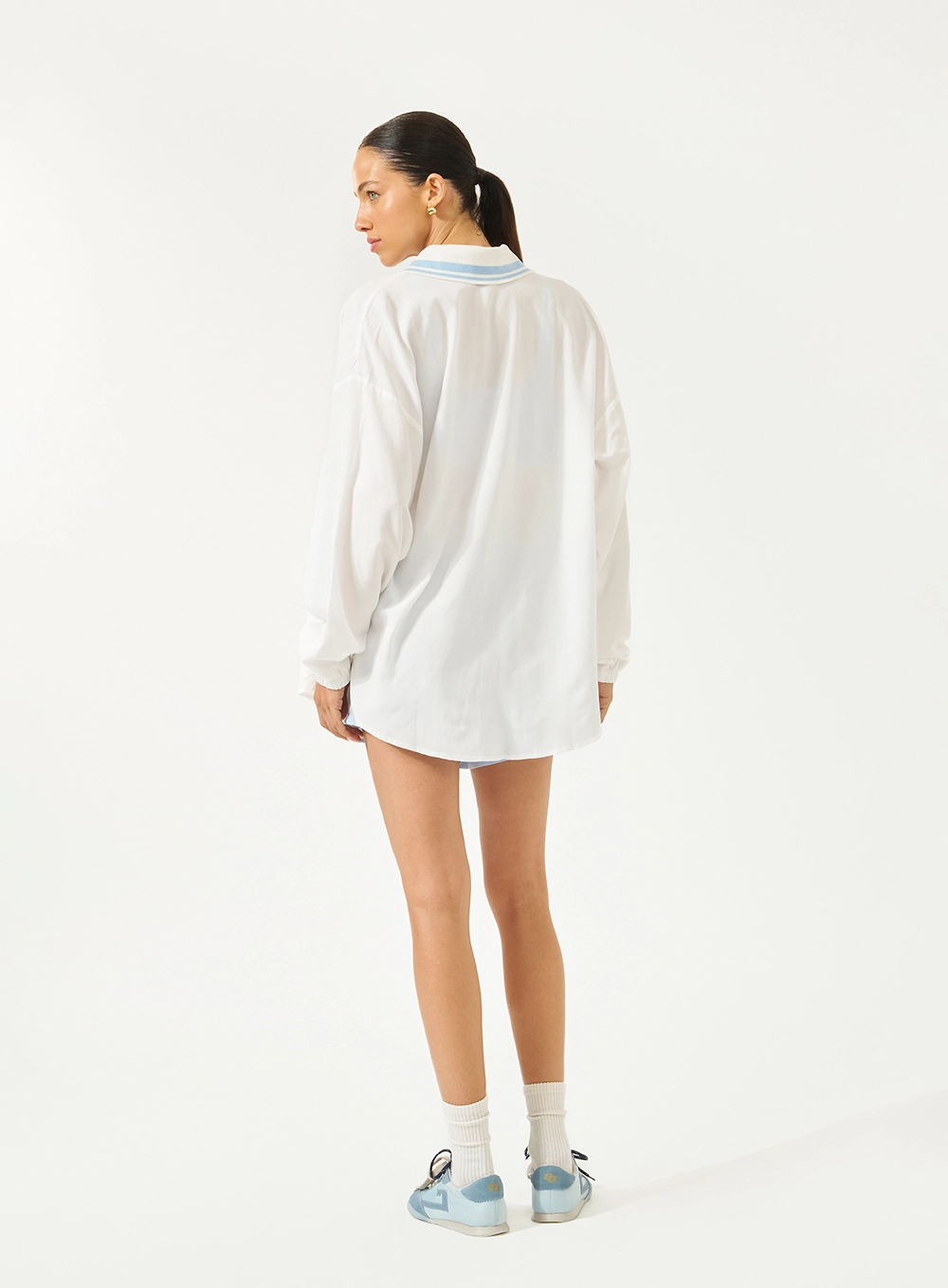 Camisa Loose Manga Longa Off