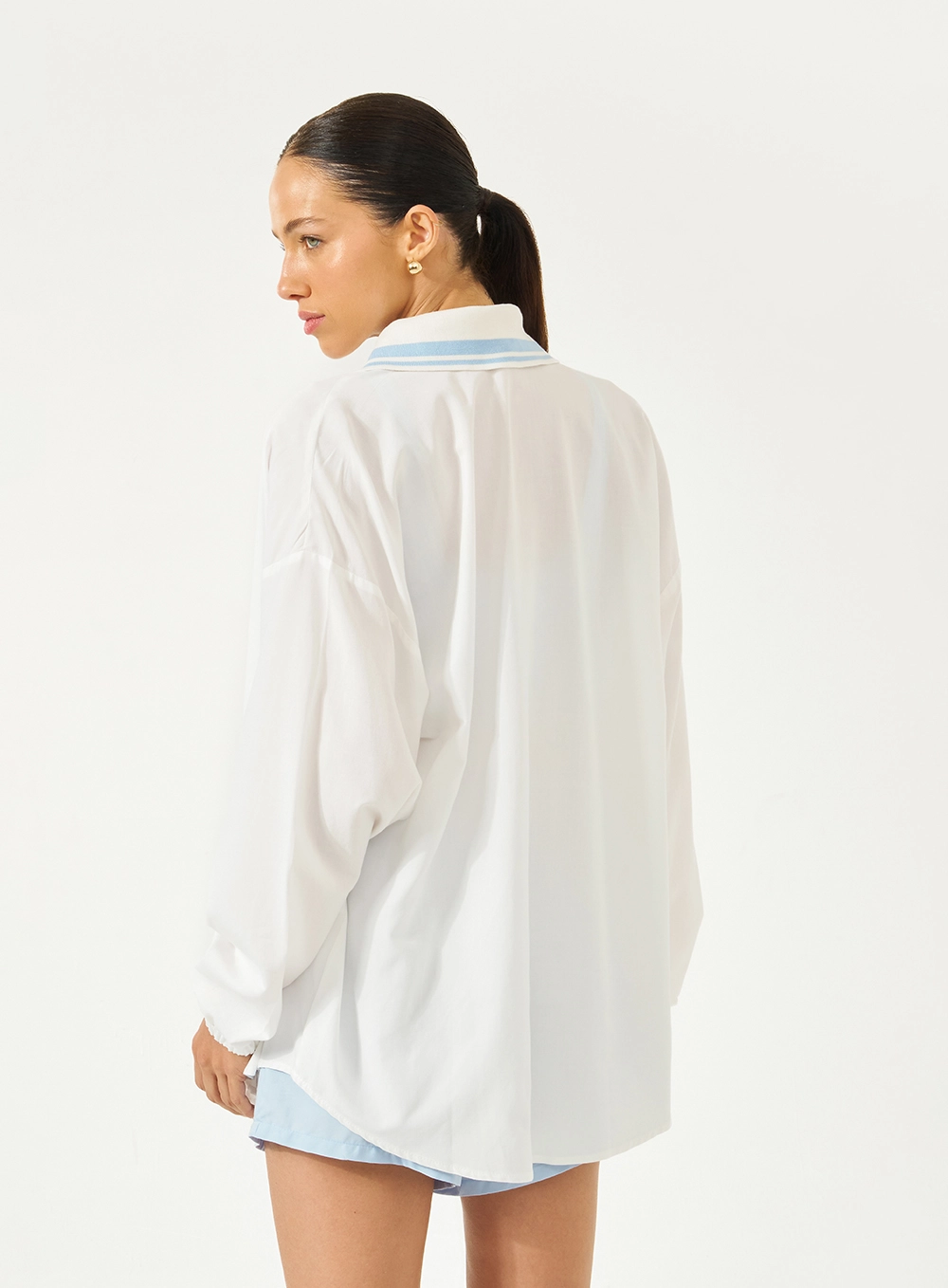 Camisa Loose Manga Longa Off