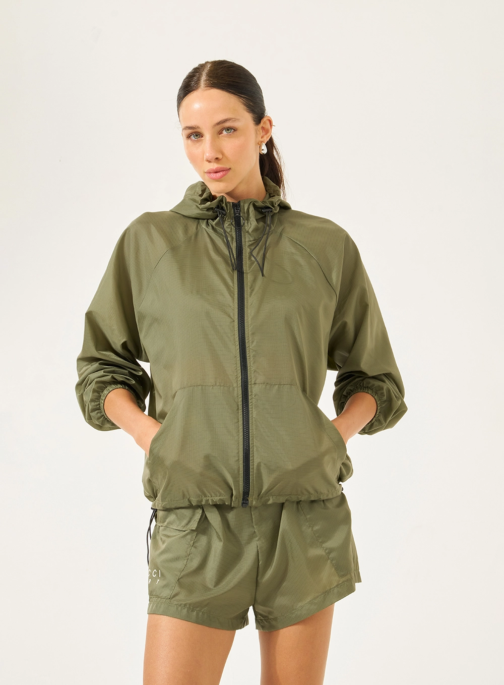 Jaqueta Nylon 1 Feminino Colcci Sport Verde