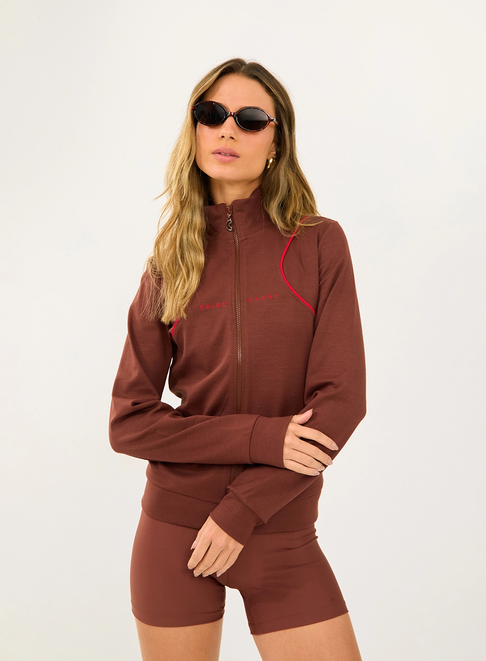 Jaqueta Colcci Marrom Marissa