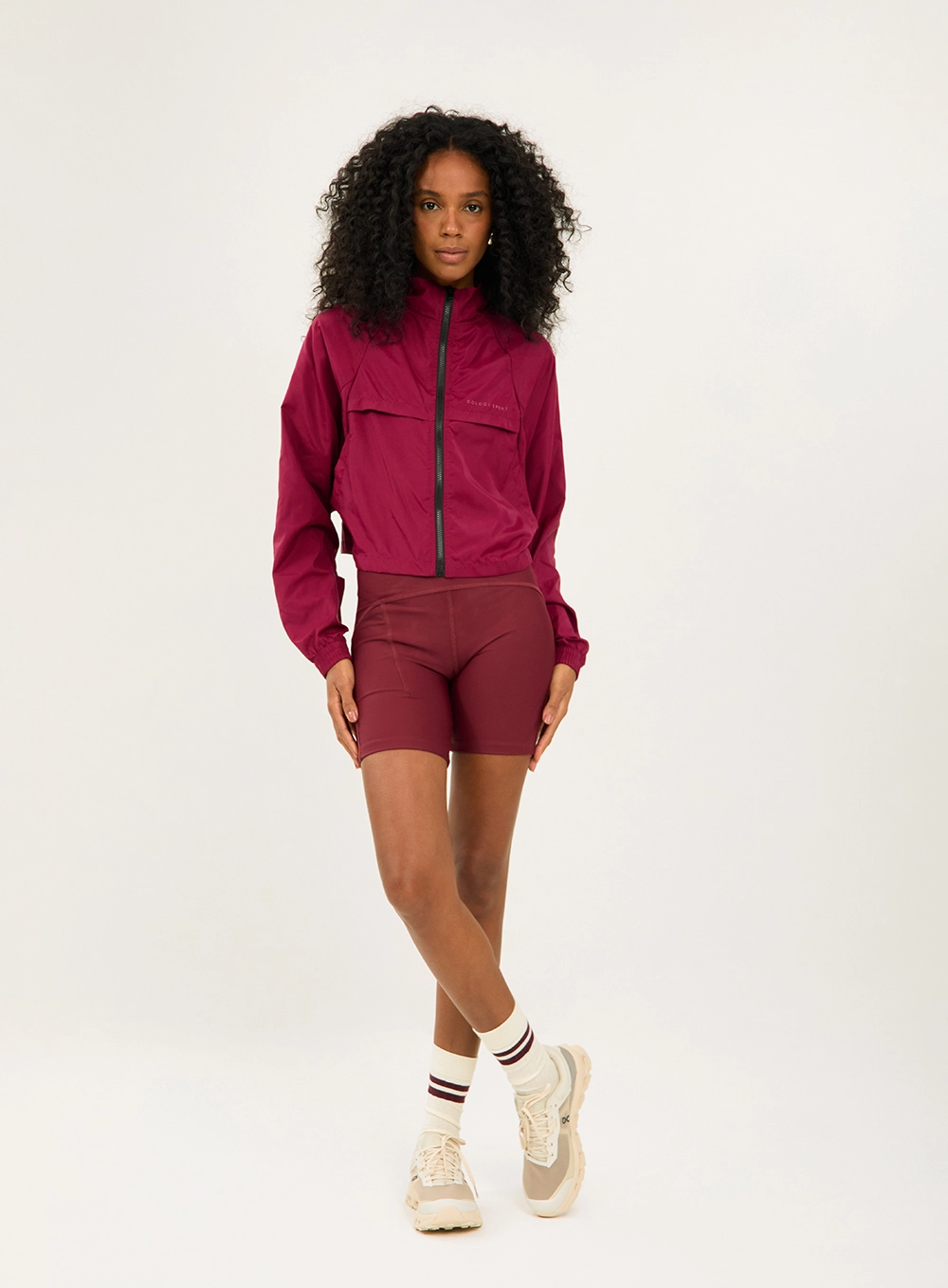 Jaqueta Nylon 1 Feminino Colcci Sport Bordô