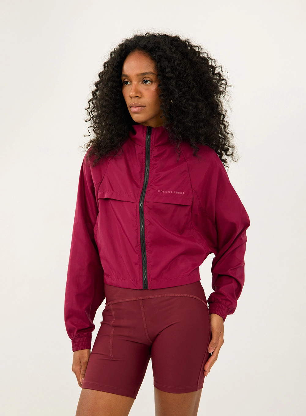 Jaqueta Nylon 1 Feminino Colcci Sport Bordô