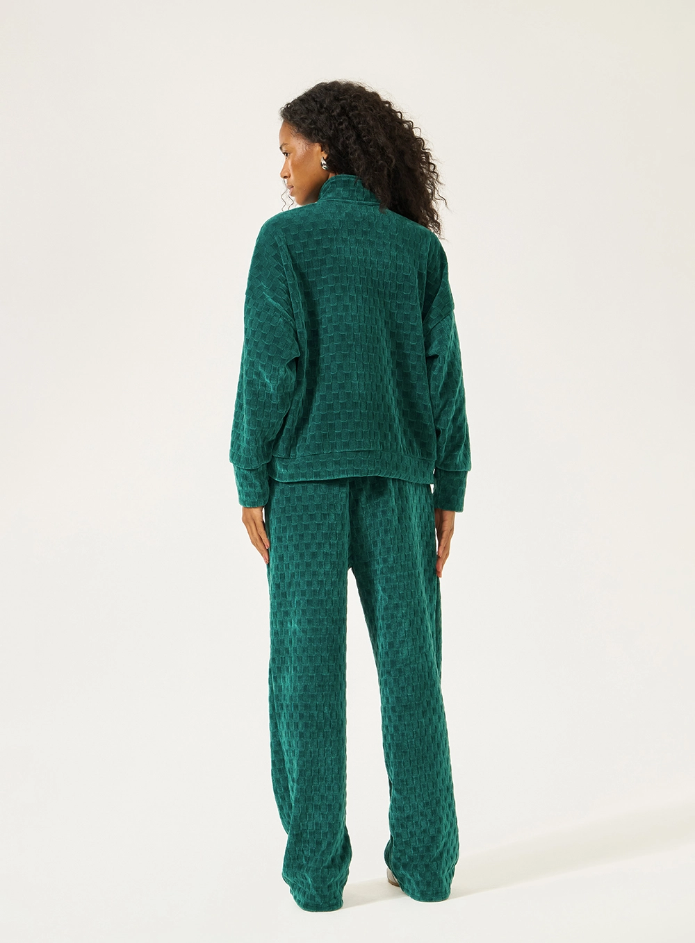 Jaqueta Comfort Texturizada Verde