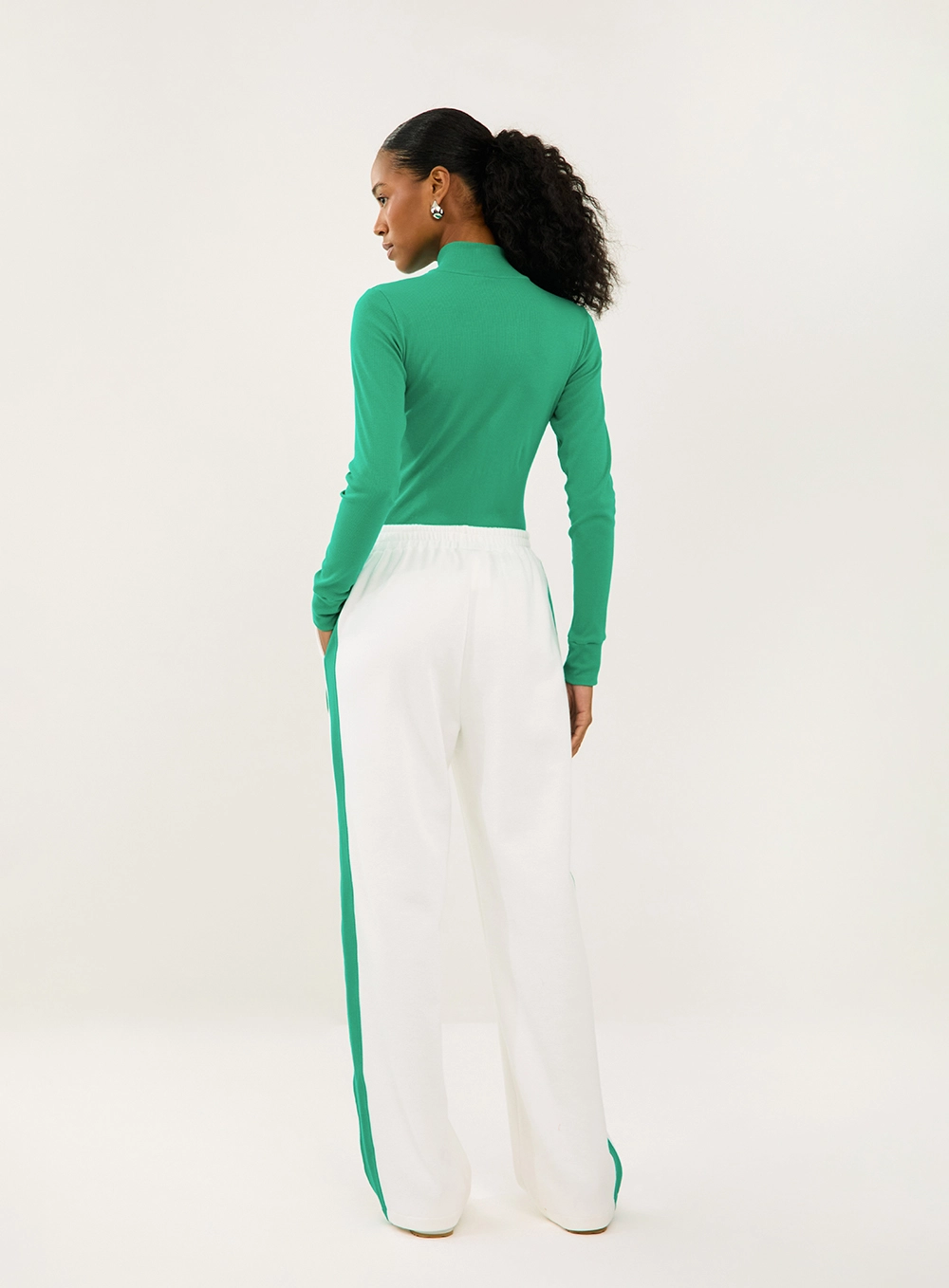 Jaqueta Canelada Comfort Slim Verde