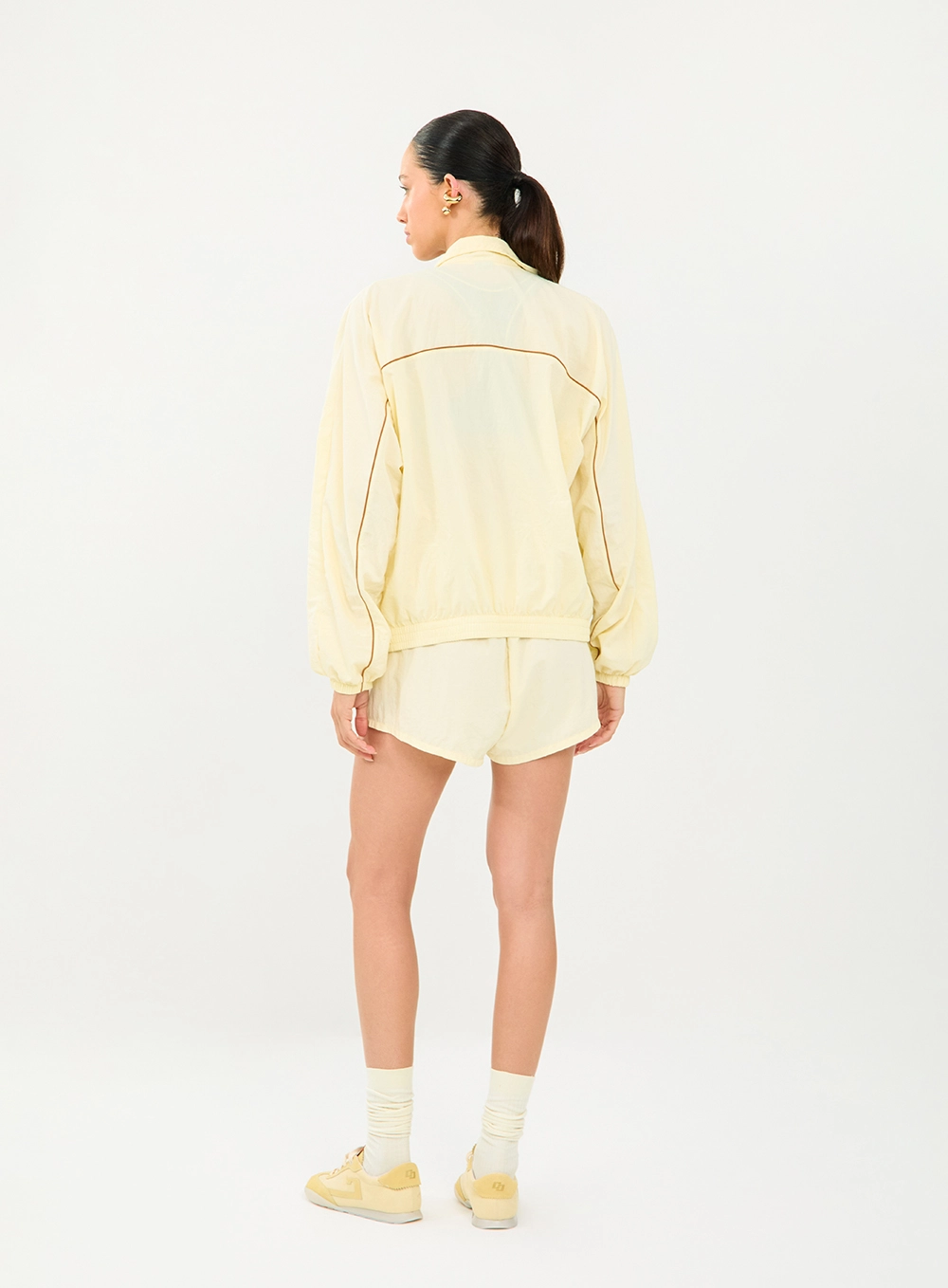 Jaqueta Nylon Comfort Esportiva Amarelo