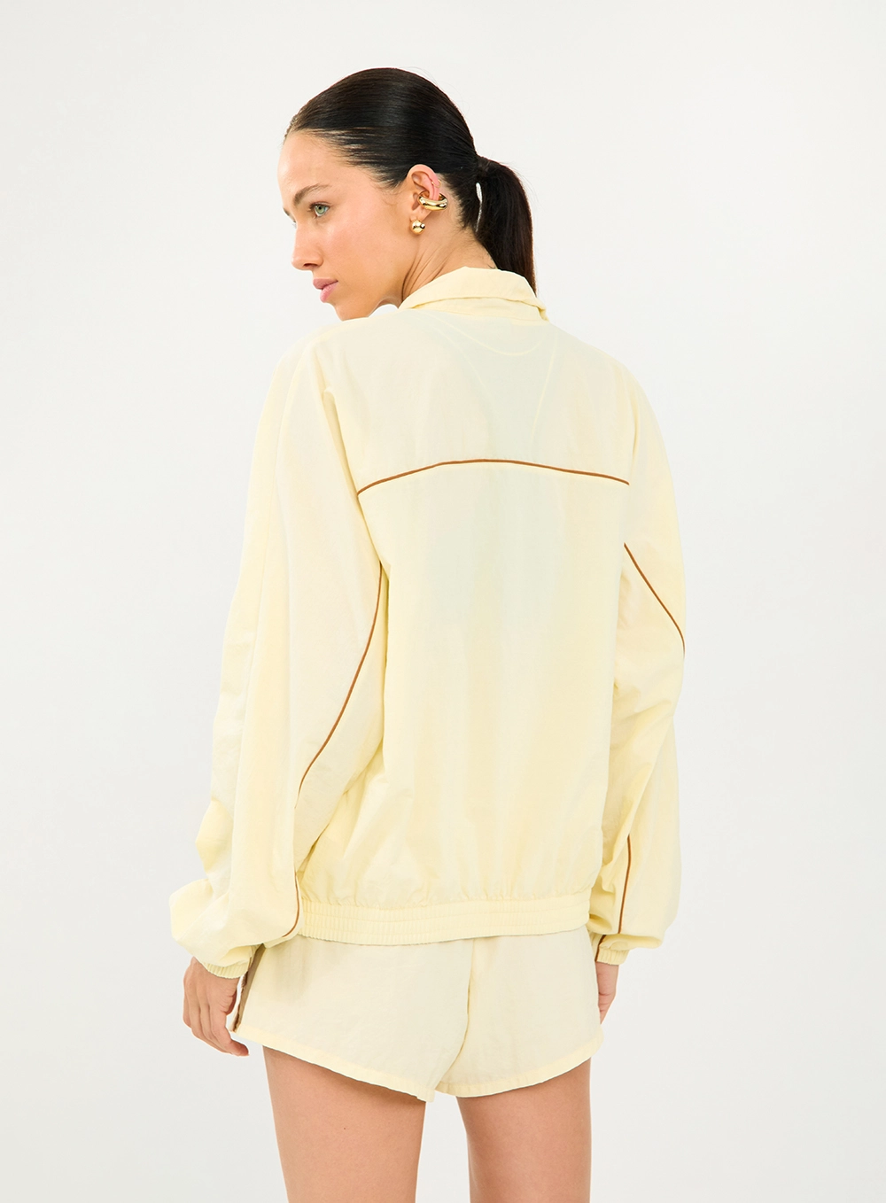 Jaqueta Nylon Comfort Esportiva Amarelo