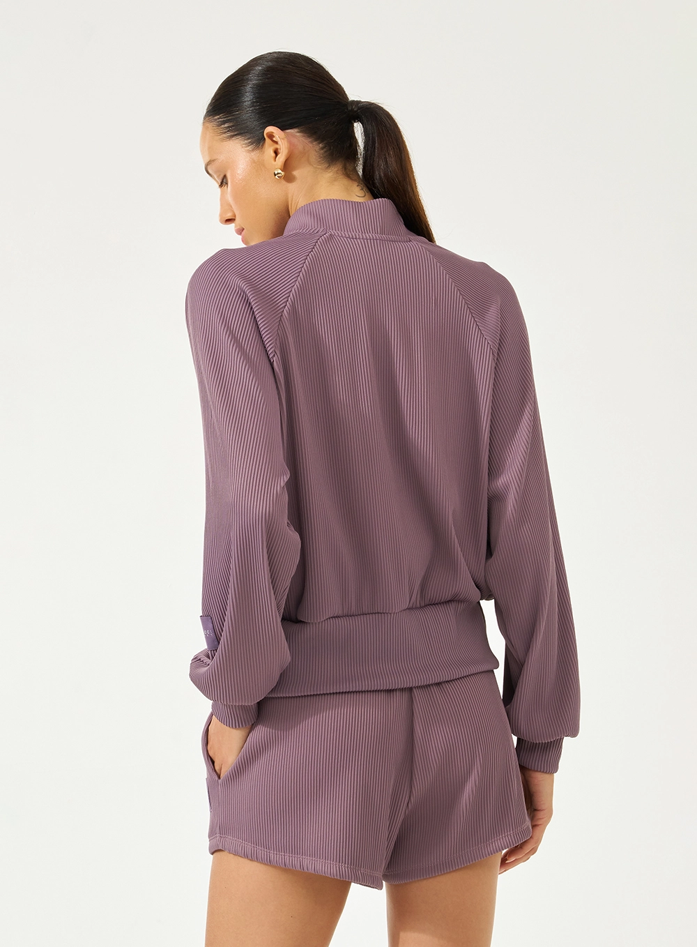 Jaqueta Malha Sport 1 Feminino Colcci Sport Roxo