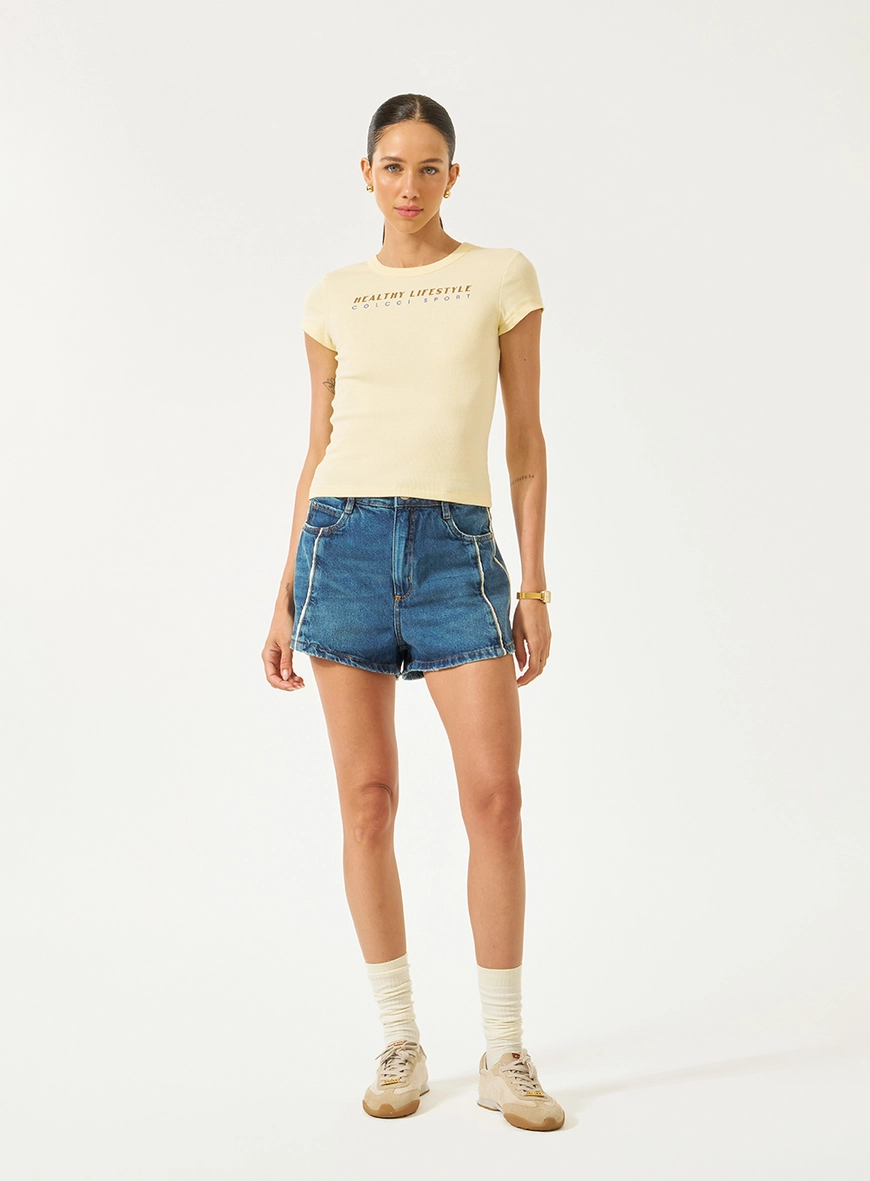 Camiseta Slim Com Estampa