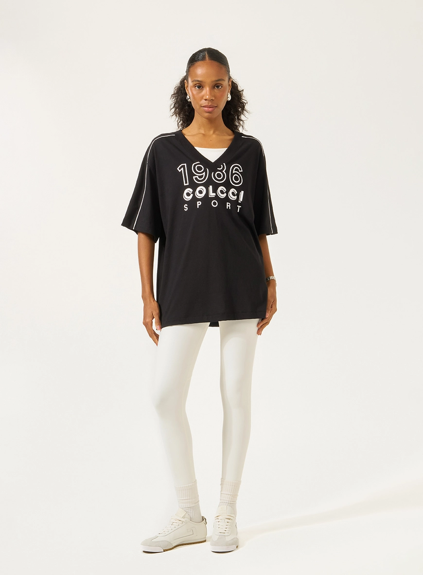 Camiseta Loose Com Estampa