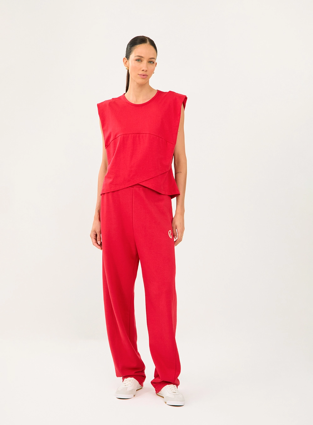 Camiseta Malha 1 Feminino Colcci Sport Vermelho