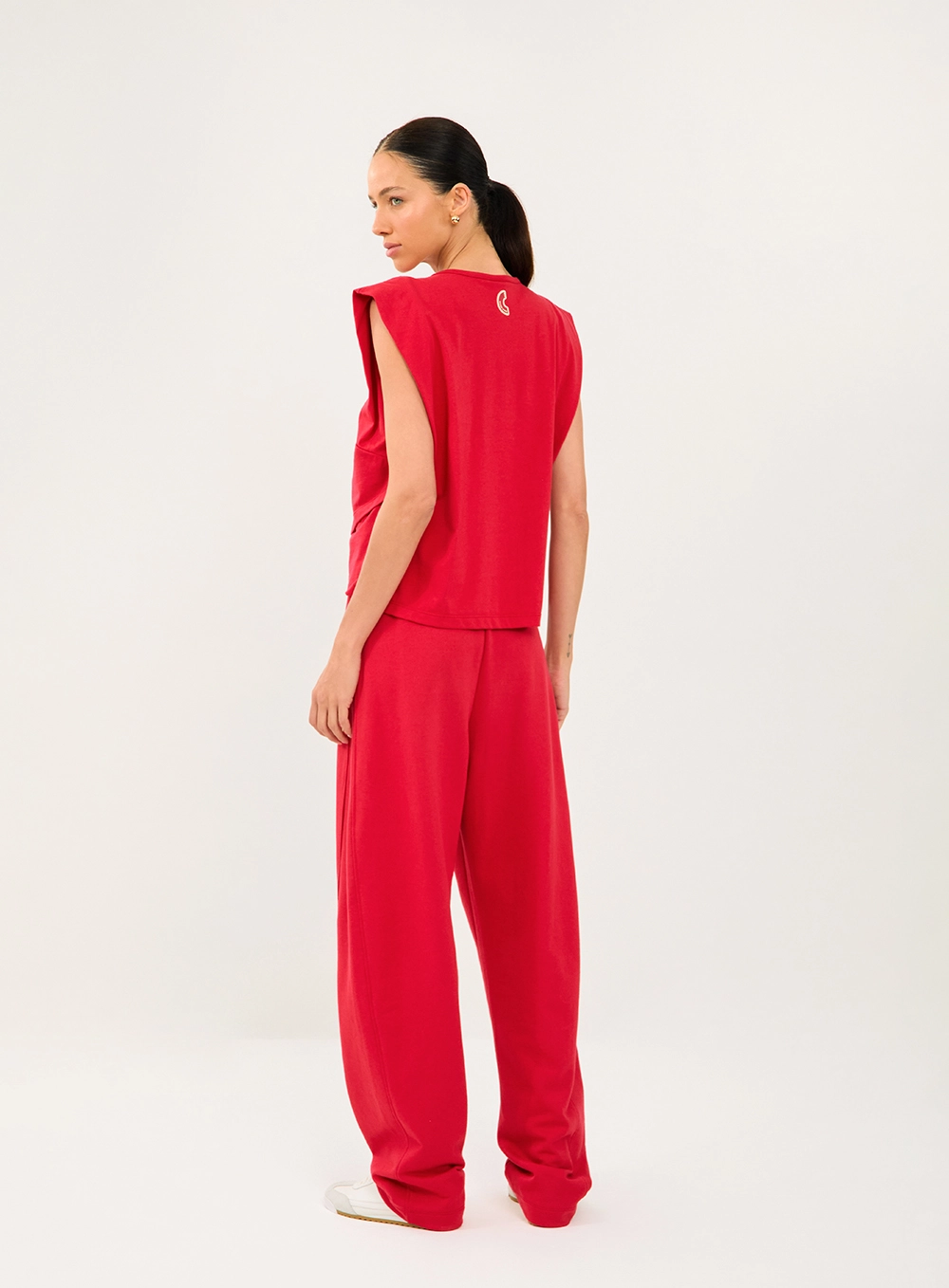 Camiseta Malha 1 Feminino Colcci Sport Vermelho