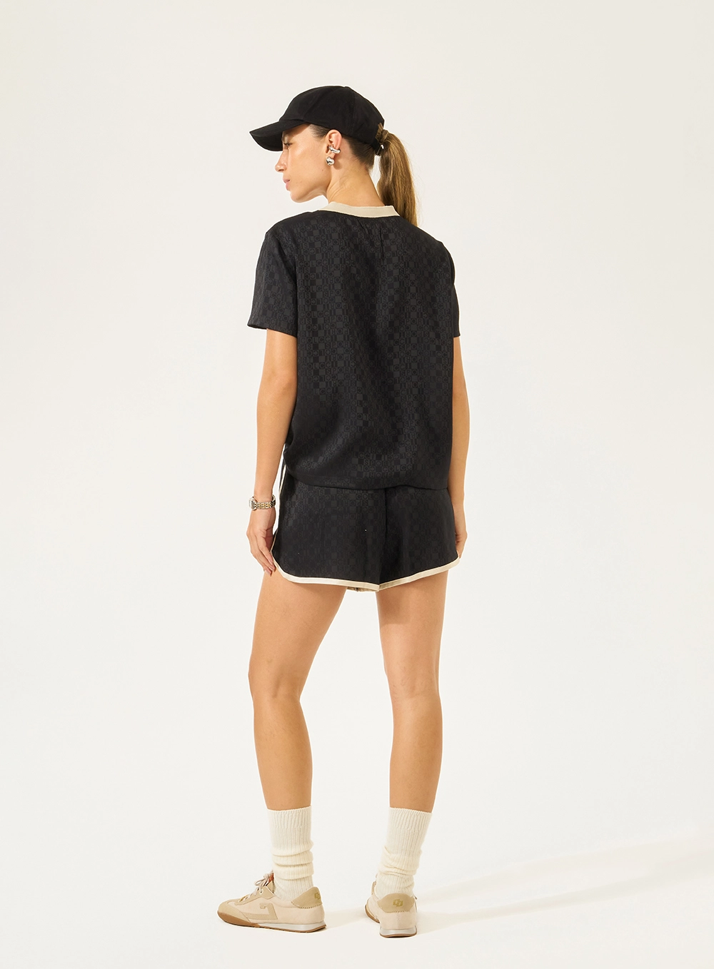 Camiseta Comfort Com Estampa Preto