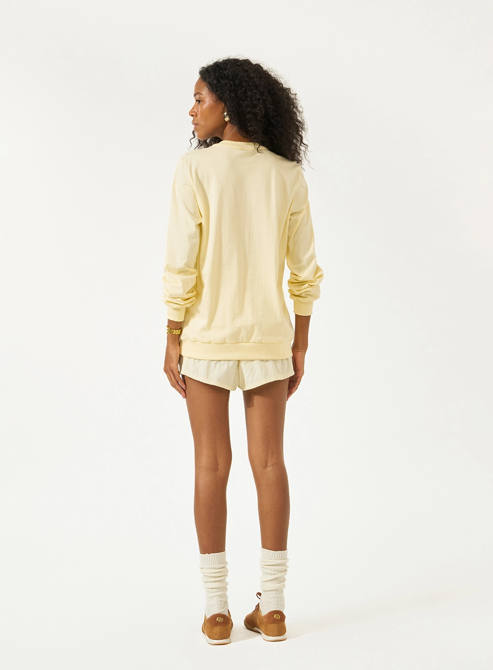 Camiseta Malha 1 Feminino Colcci Sport Amarelo