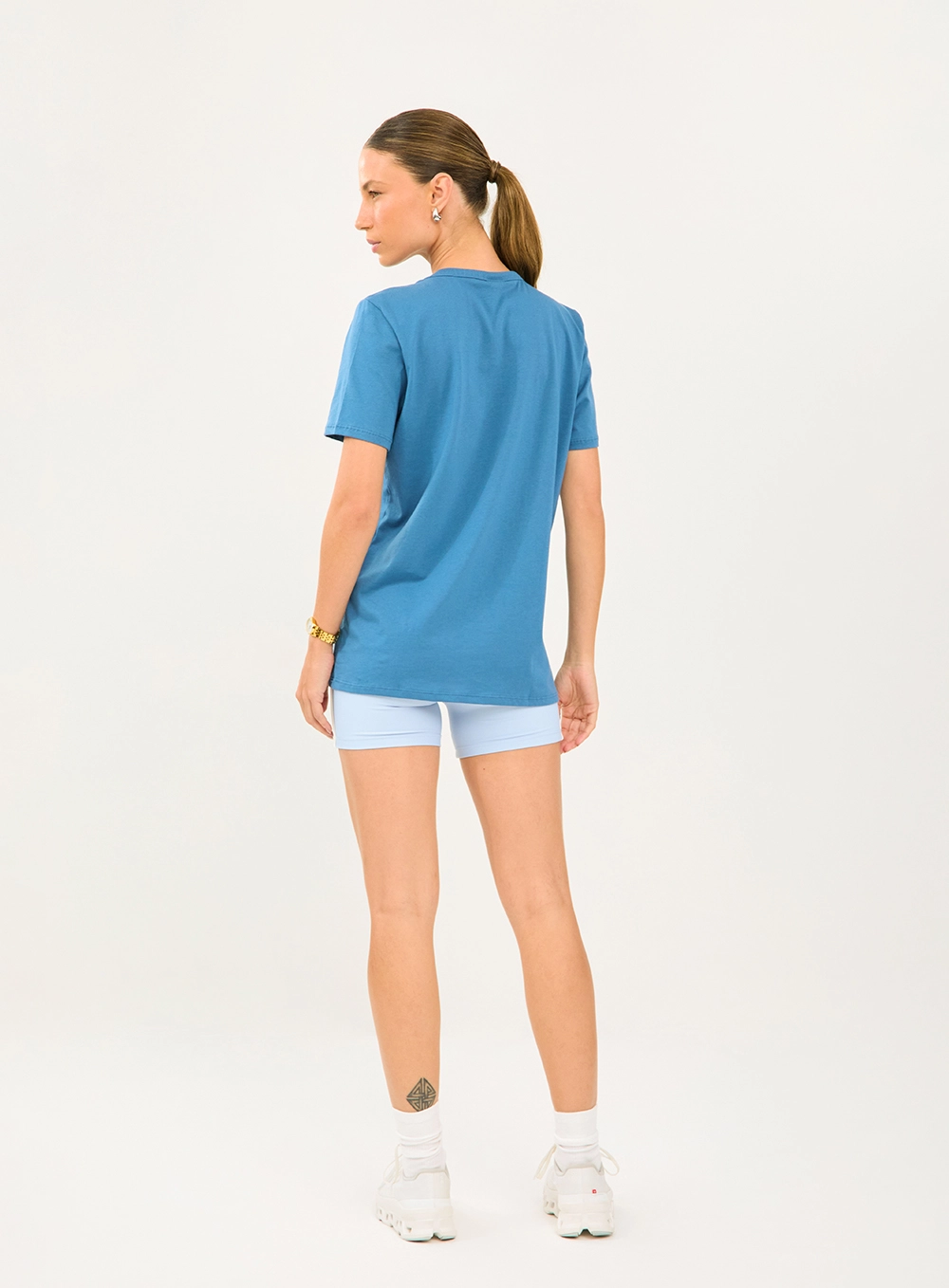 Camiseta Comfort Com Estampa Azul