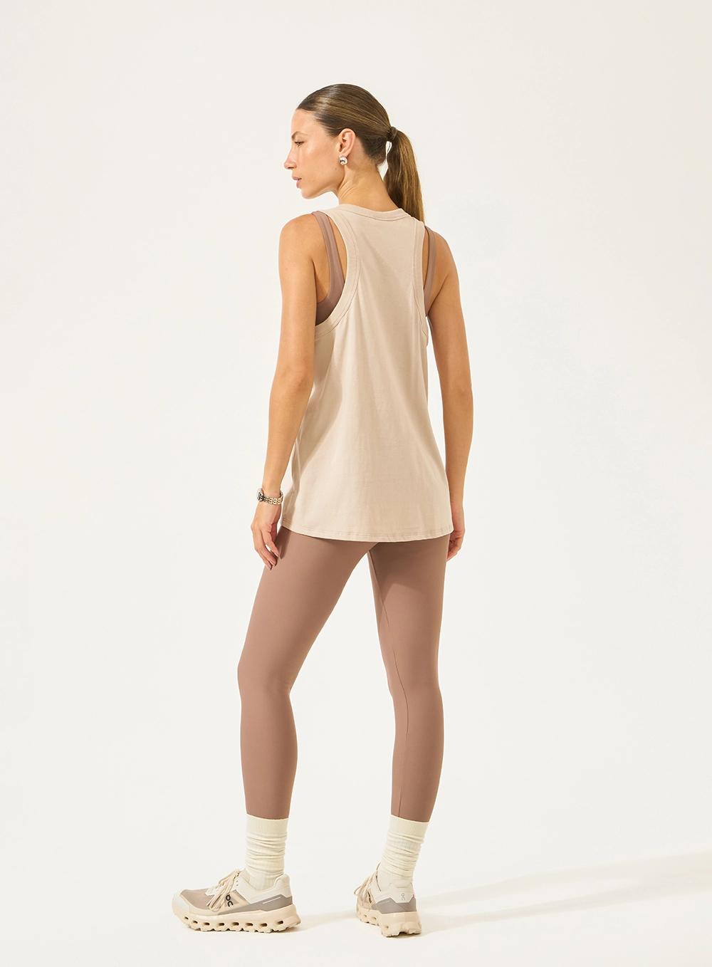 Regata Malha 1 Feminino Colcci Sport Bege