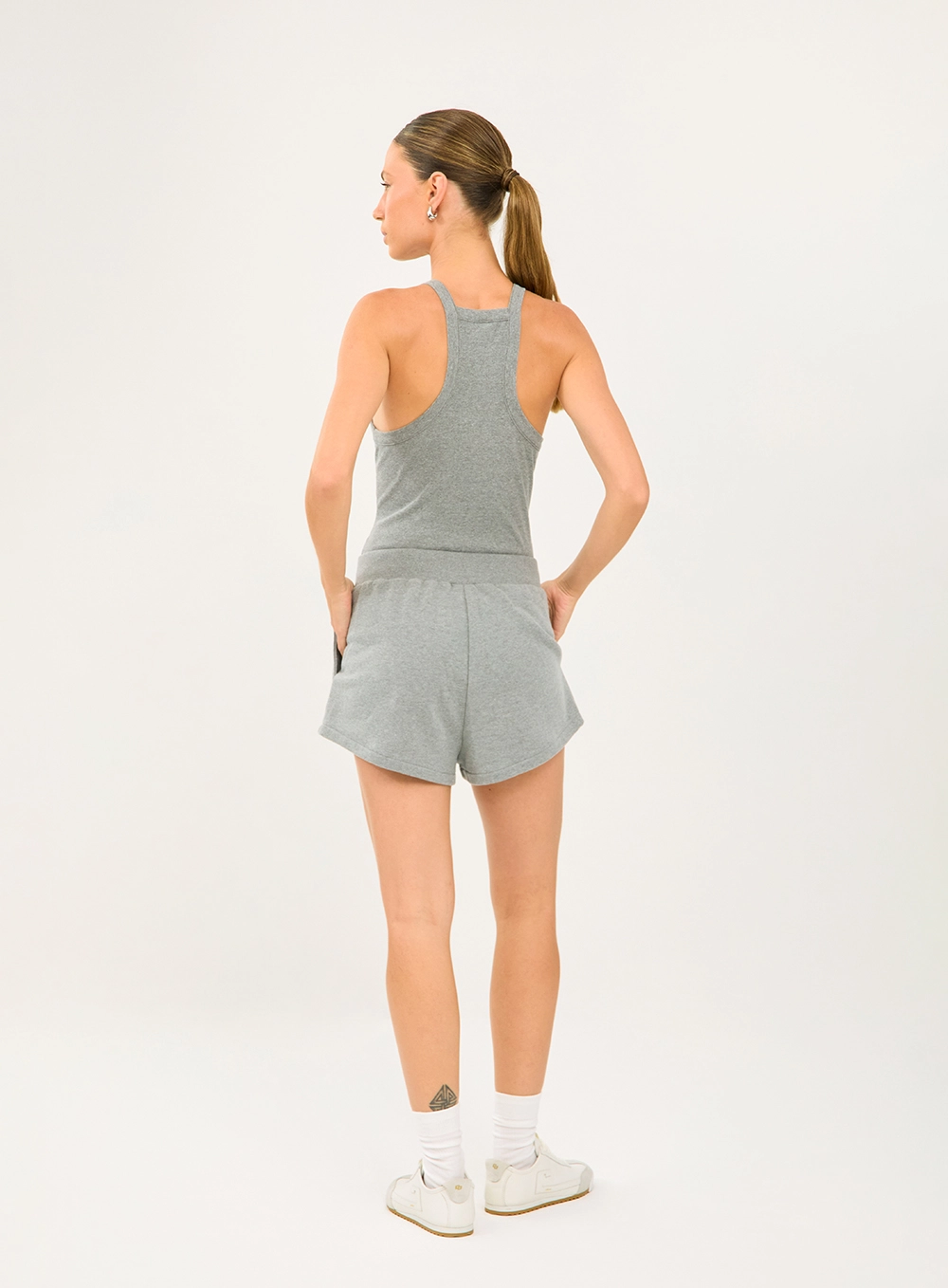 Regata Canelada Comfort Cinza