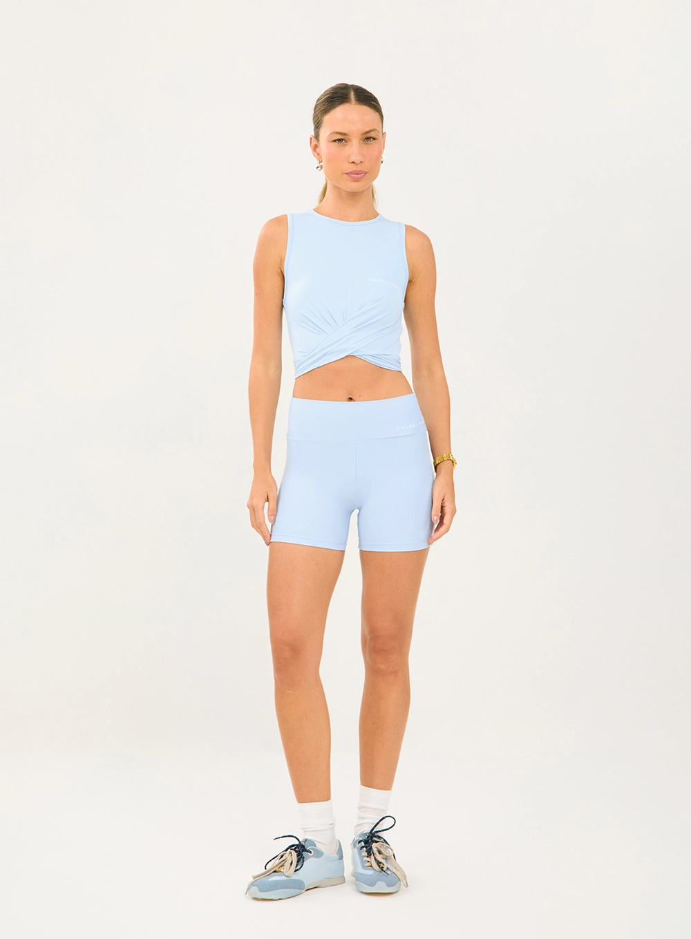 Regata Malha Sport 1 Feminino Colcci Sport Azul